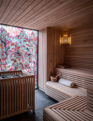 Sauna,-Albamhor-Spa-at-The-Fife-Arms,-Braemar
